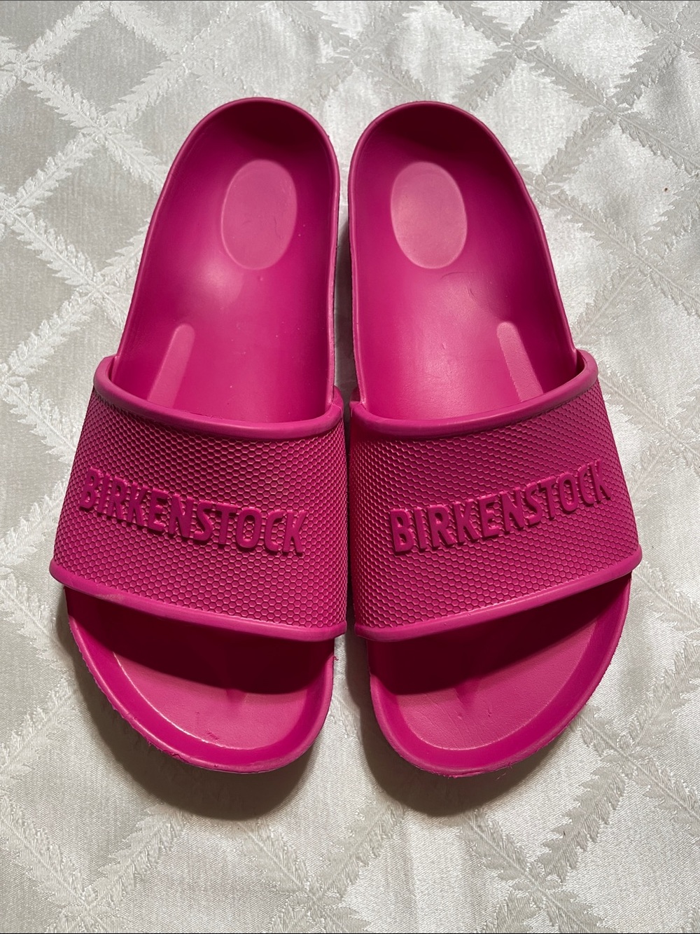 Birkenstock Pink EVA Slide Sandals Size 9